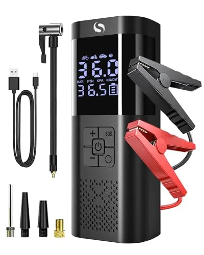 Jump Starter with Air Compressor