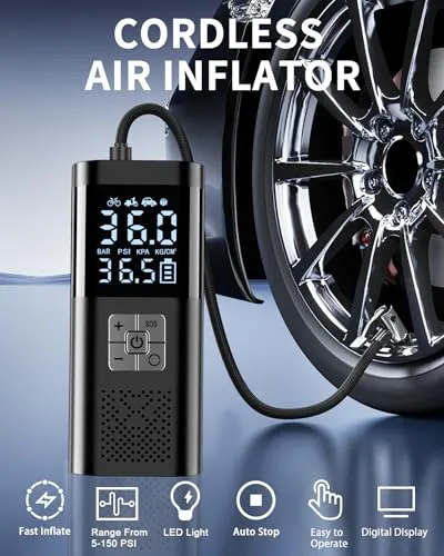 Jump Starter with Air Compressor