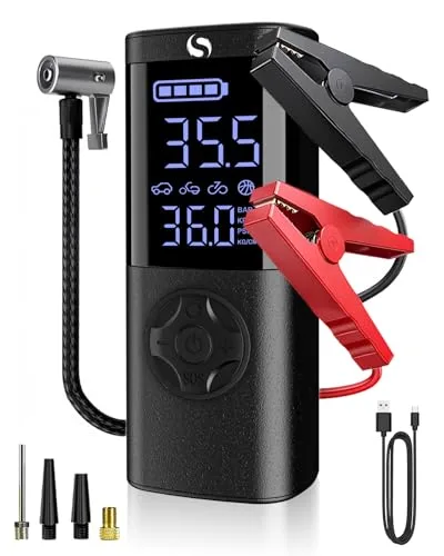 Jump Starter with Air Compressor